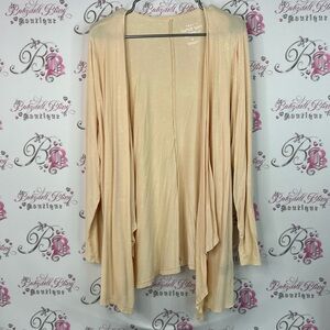 Torrid cardigan flowy super soft knits wear what you love Light Beige Cardigan